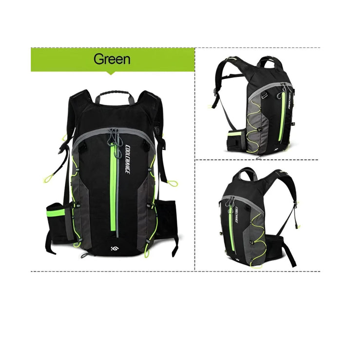 CarryQuest® - Fietsrugzak 16L - Waterdicht - Outdoor Sport - Wandelrugzak - Groen