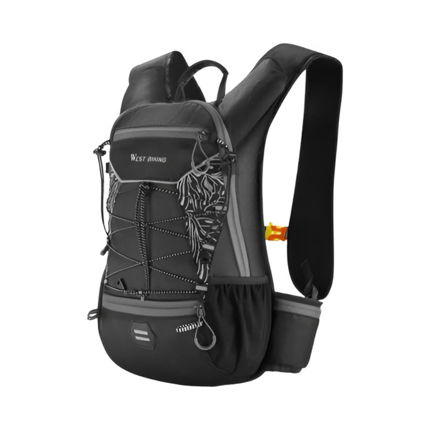 CarryQuest® - Fietsrugzak - Ultralicht 16L Backpack - 1.5L Clip TPU Water Bag - Waterbestendig - Grijs