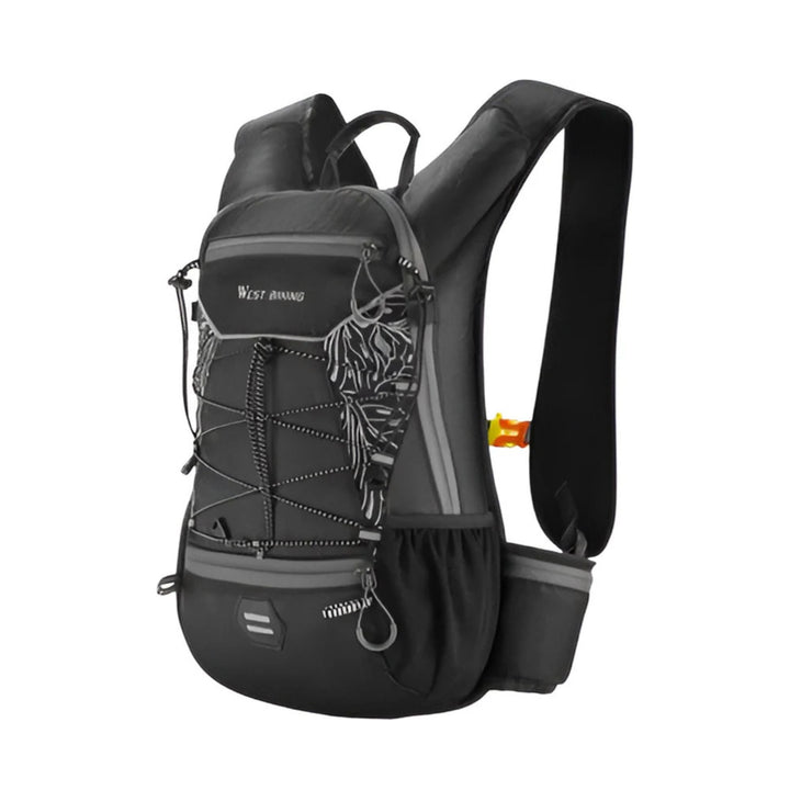 CarryQuest® - Fietsrugzak - Ultralicht 16L Backpack - Waterbestendig - Wandelrugzak - Grijs