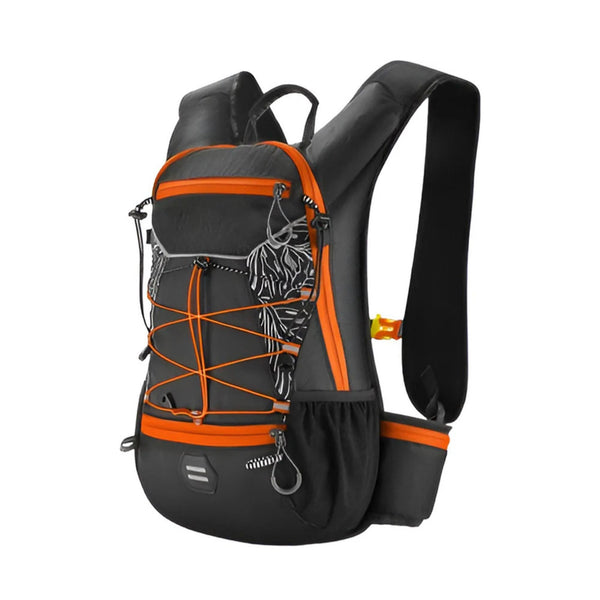 CarryQuest® - Fietsrugzak - Ultralicht 16L Backpack - Waterbestendig - Wandelrugzak - Oranje