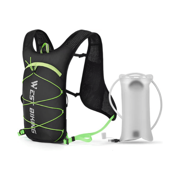 CarryQuest® - Fietsrugzak - Ultralicht 7L - Waterbestendig - Groen