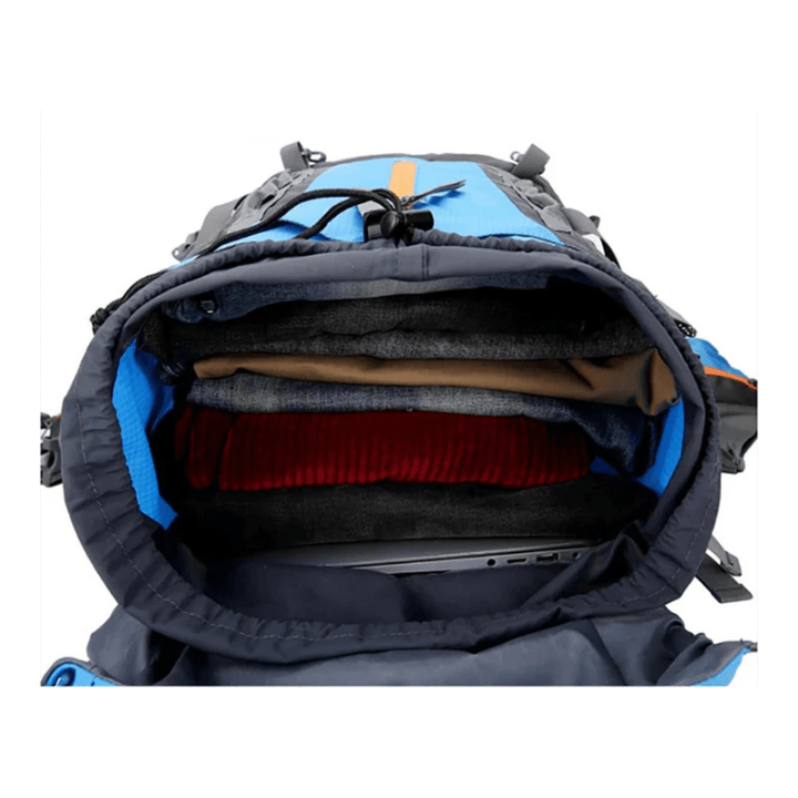 CarryQuest® - Grote Lichtgewicht Nylon Hiking - Voor - Blauw