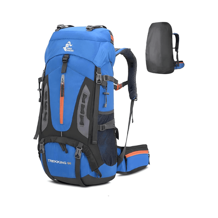 CarryQuest® - Grote Lichtgewicht Nylon Hiking - Voor - Blauw