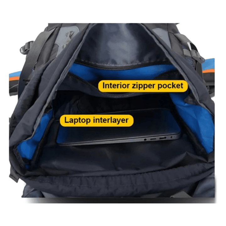 CarryQuest® - Grote Lichtgewicht Nylon Hiking - Voor - Oranje