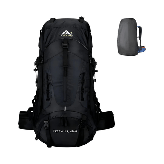 CarryQuest® - Grote Lichtgewicht Nylon Hiking - Voor - ZwartCarryQuestsimple