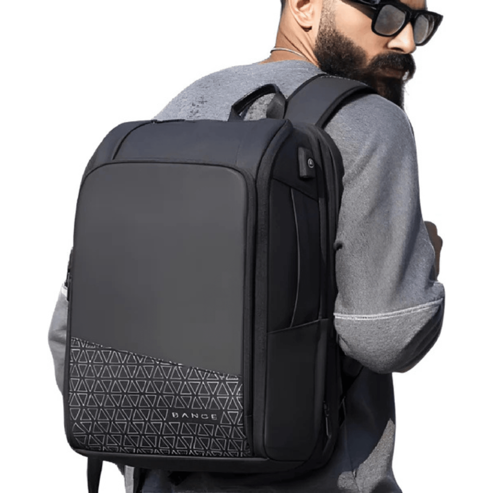 CarryQuest® - Heren Laptop Reistas 15.6" - Anti - Diefstal & Waterbestendig - USB - ZwartCarryQuestsimple
