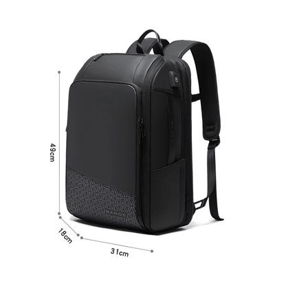 CarryQuest® - Heren Laptop Reistas 15.6" - Anti - Diefstal & Waterbestendig - USB - ZwartCarryQuestsimple