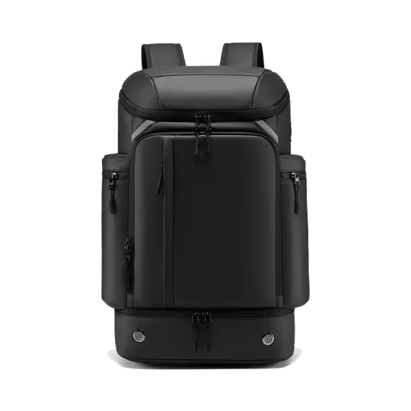 CarryQuest® - Heren Reistas Rugzak - 50L Capaciteit + USB - Laptoprugzak - Zwart