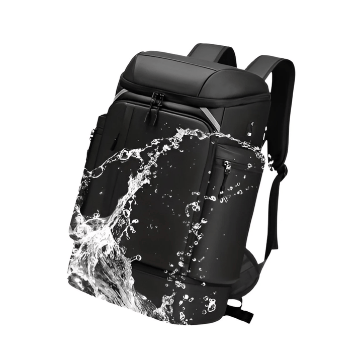 CarryQuest® - Heren Reistas Rugzak - 50L Capaciteit + USB - Laptoprugzak - Zwart
