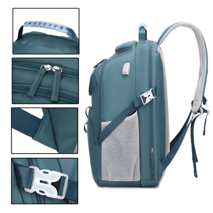 CarryQuest® - Heren Reistas Rugzak - Waterdicht - 36 - 55L - 4 Kleuren - CarryQuest