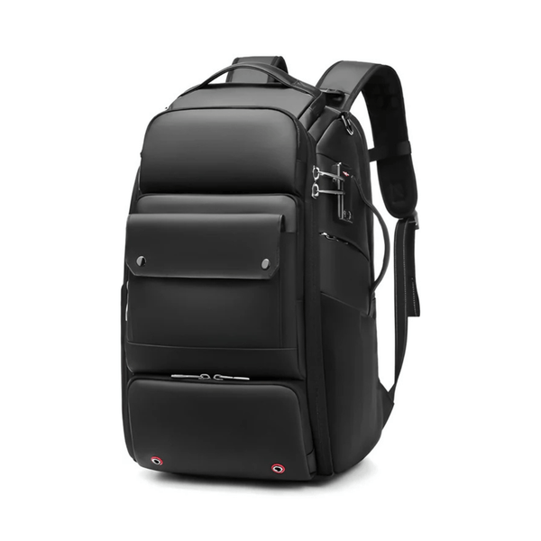 CarryQuest® - Heren Reistas SLR Camerarugzak - 40L - Geschikt voor 17" Laptop - Laptop Rugzak - Zwart