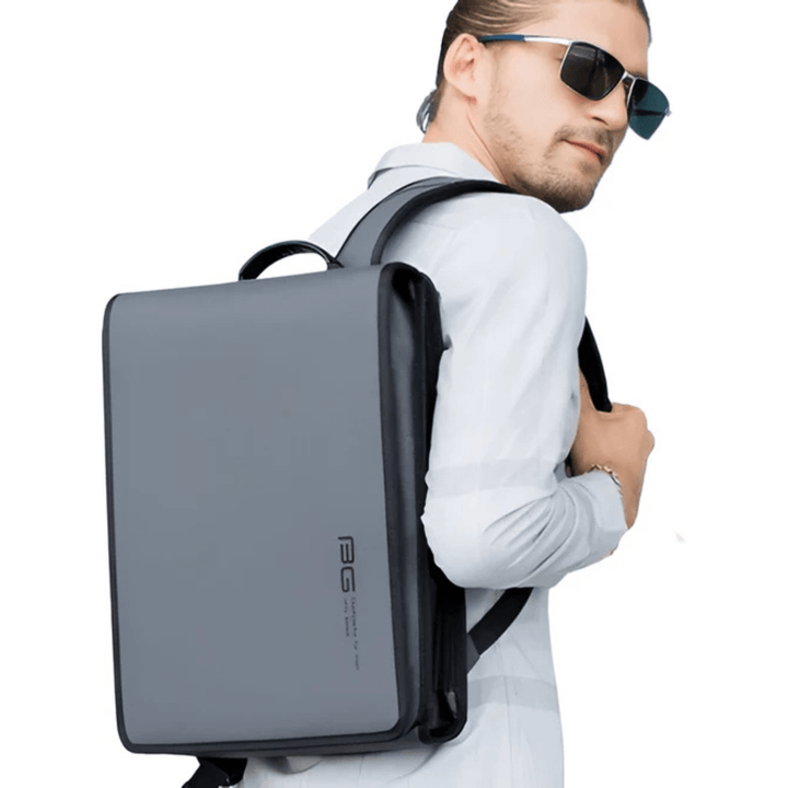 CarryQuest® - Heren Rugzak - Waterdicht + Laptopvak 14.1" - Laptop Rgzak - Zwart