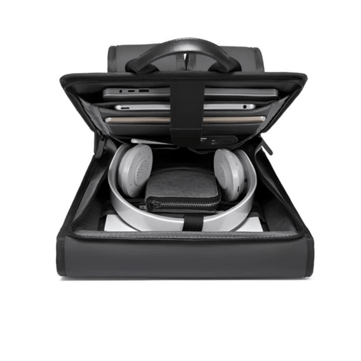 CarryQuest® - Heren Rugzak - Waterdicht + Laptopvak 14.1" - Laptop Rgzak - Zwart