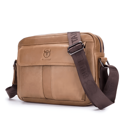 Carryquest® - Heren Schoudertas - Echt Leder - Grote Capaciteit - Handtas - Messenger - 2 kleurenCarryQuest