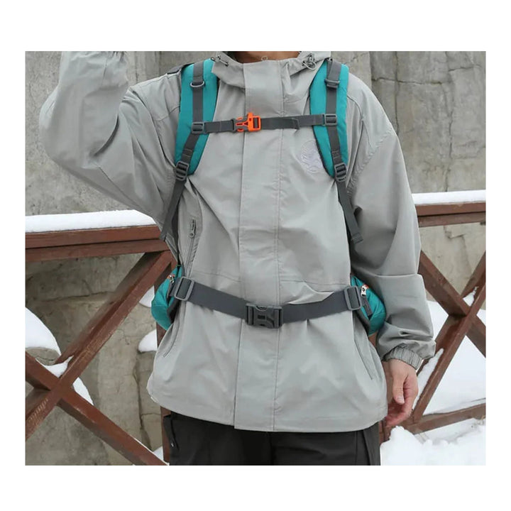 CarryQuest® - Hiking - rugzak 60L - Klimmen - Wandelen - Kamperen - Rugzak met Regenhoes - Groen