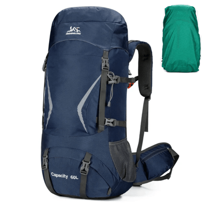 CarryQuest® - Hiking Rugzak 60L met Regenhoes - 5 Kleuren - CarryQuest