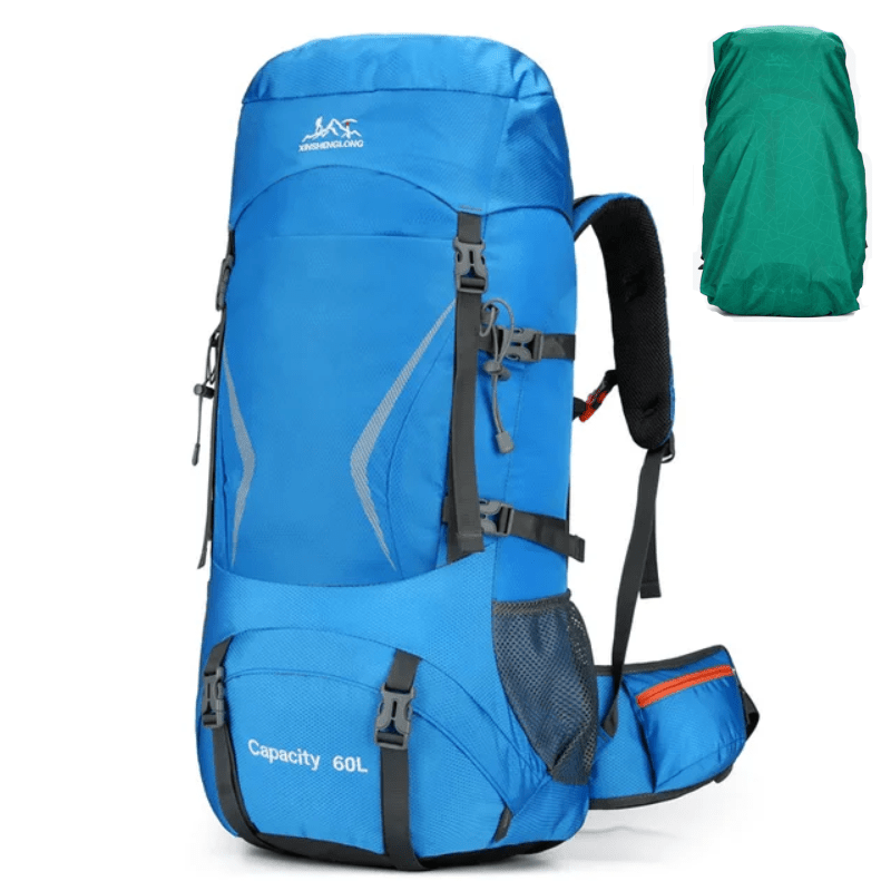 CarryQuest® - Hiking Rugzak 60L met Regenhoes - 5 Kleuren - CarryQuest