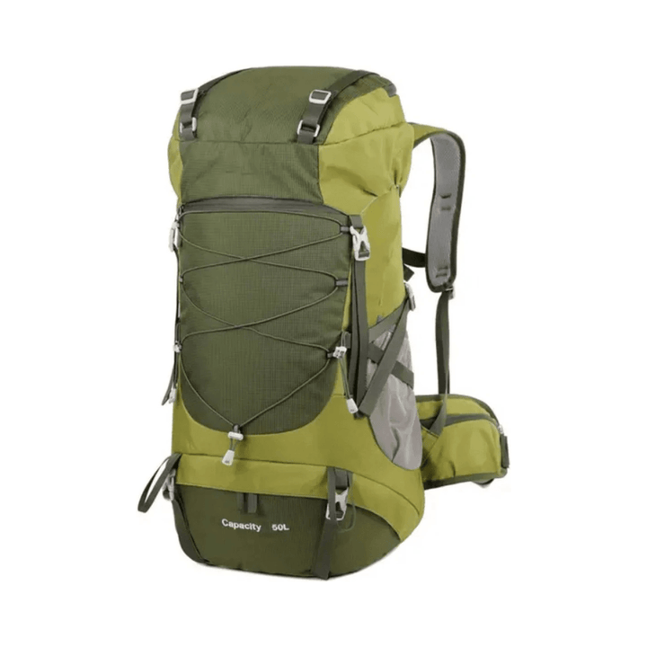 CarryQuest® - hiking/Wandel Rugzak - en Ademend - Duurzaam en Lichtgewicht - Groen