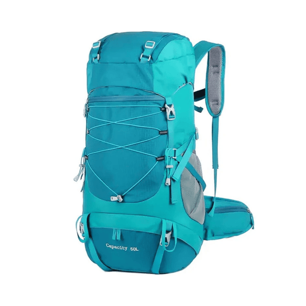 CarryQuest® - hiking/Wandel Rugzak - en Ademend - Duurzaam en Lichtgewicht - Licht Blauw