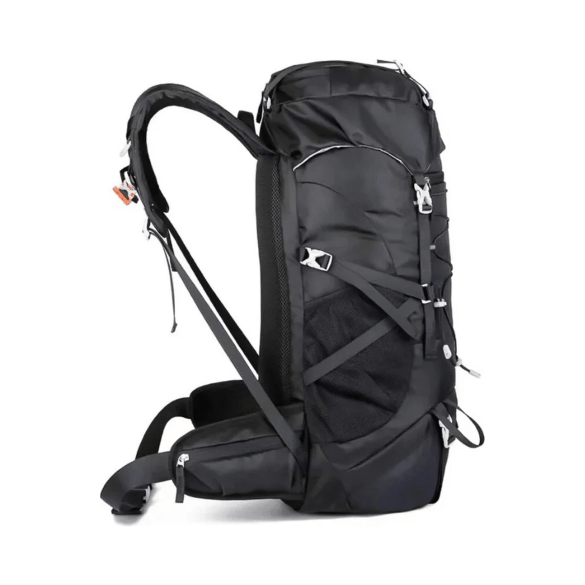 CarryQuest® - hiking/Wandel Rugzak - en Ademend - Duurzaam en Lichtgewicht - Zwart