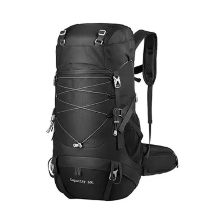 CarryQuest® - hiking/Wandel Rugzak - en Ademend - Duurzaam en Lichtgewicht - Zwart