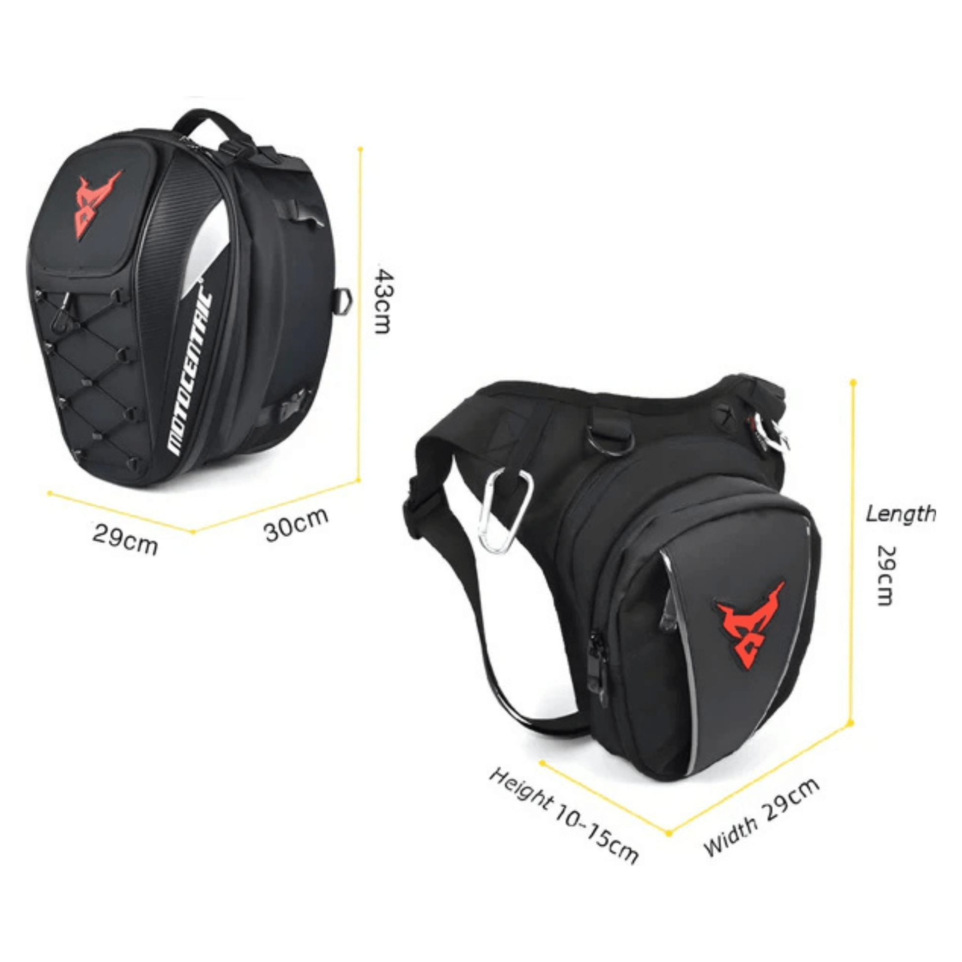 CarryQuest® - Hoogwaardige Waterdicht - 37L Capaciteit - waterdicht Oxford stof - GrijsCarryQuestsimple