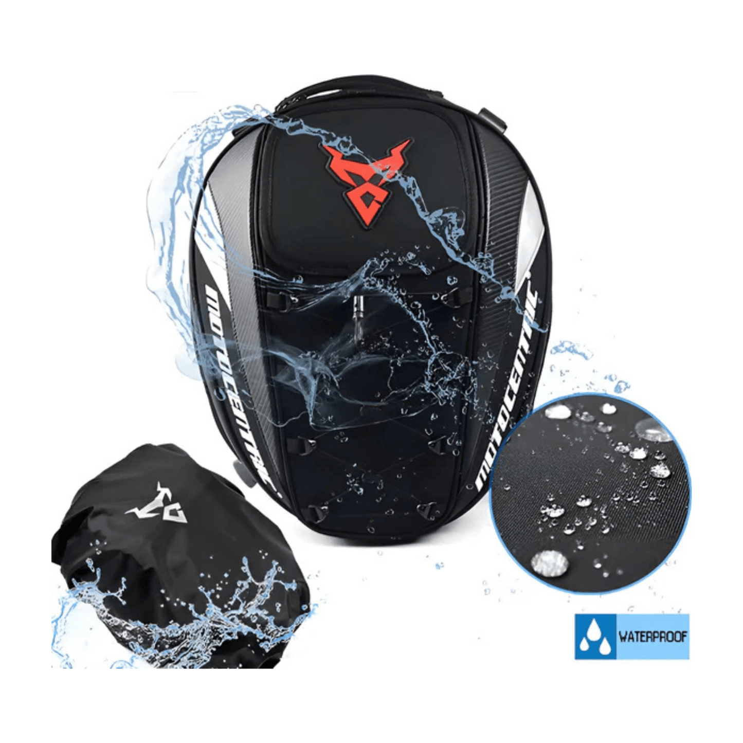 CarryQuest® - Hoogwaardige Waterdicht - 37L Capaciteit - waterdicht Oxford stof - GrijsCarryQuestsimple