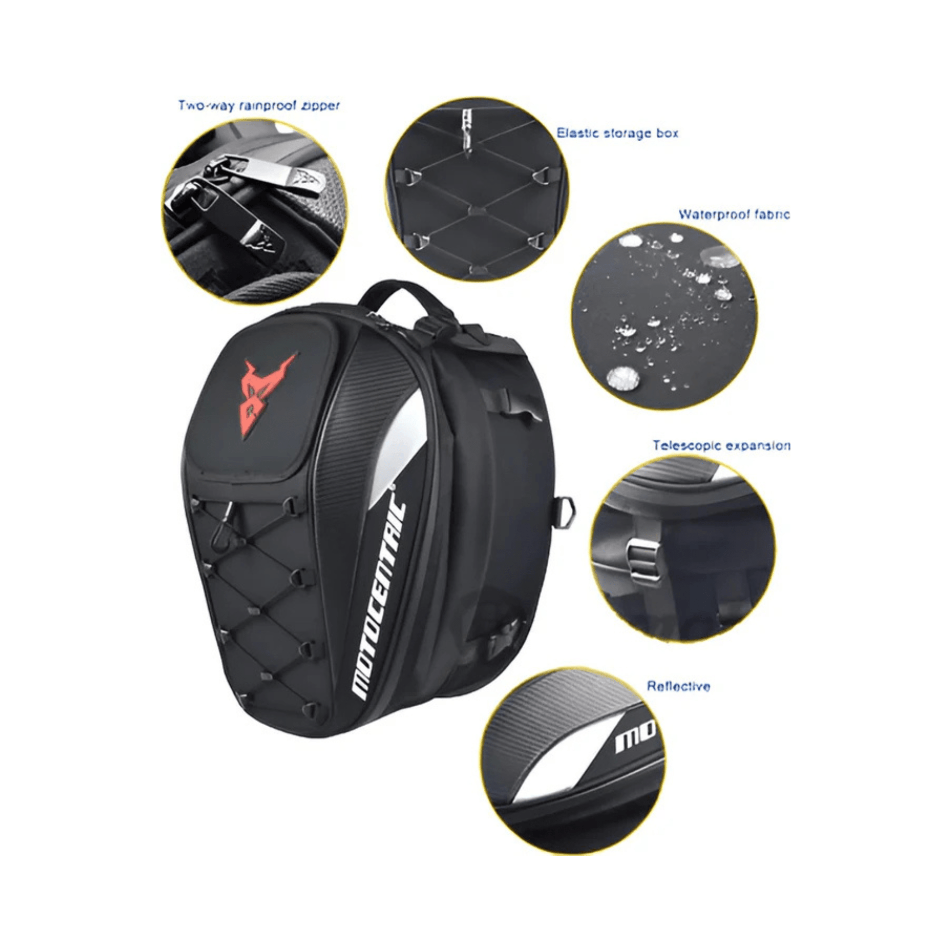 CarryQuest® - Hoogwaardige Waterdicht - 37L Capaciteit - waterdicht Oxford stof - RoodCarryQuestsimple