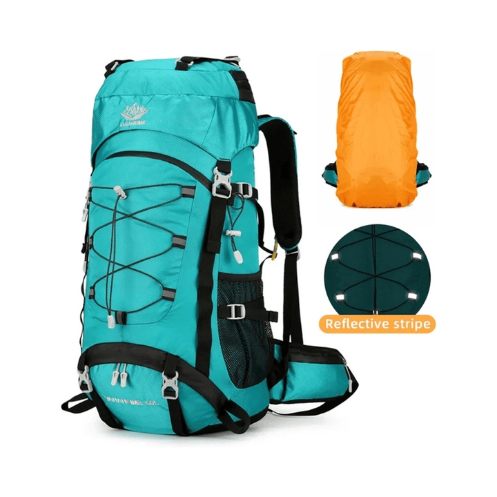 CarryQuest® - Hydratatie rugzak - Schoen - 65L - Licht Blauw