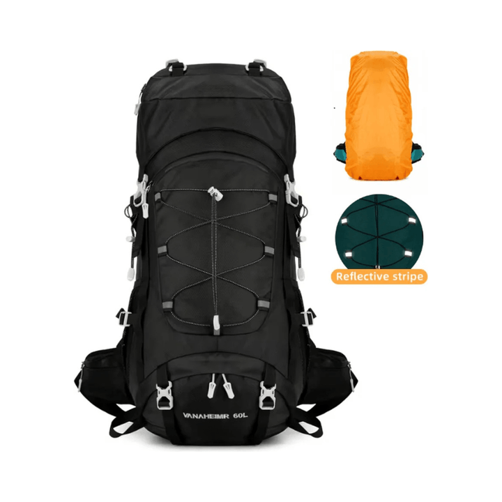 CarryQuest® - Hydratatie rugzak - Schoen - 65L - Zwart