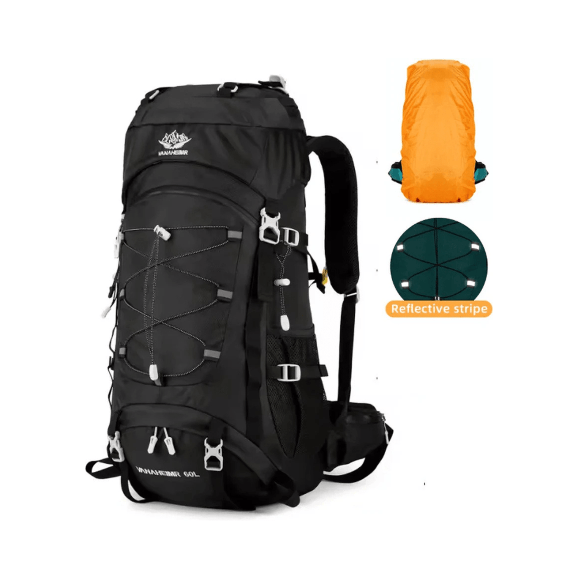 CarryQuest® - Hydratatie rugzak - Schoen - 65L - ZwartCarryQuestsimple