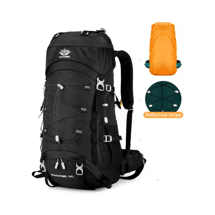 CarryQuest® - Hydratatie rugzak - Schoen - 65L - Zwart