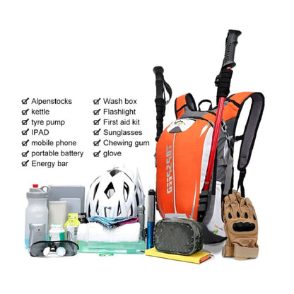 CarryQuest® - Hydratatie Rugzak voor Fietsen - 18L Volume - Fietsen, Wandelen - RoodCarryQuestsimple