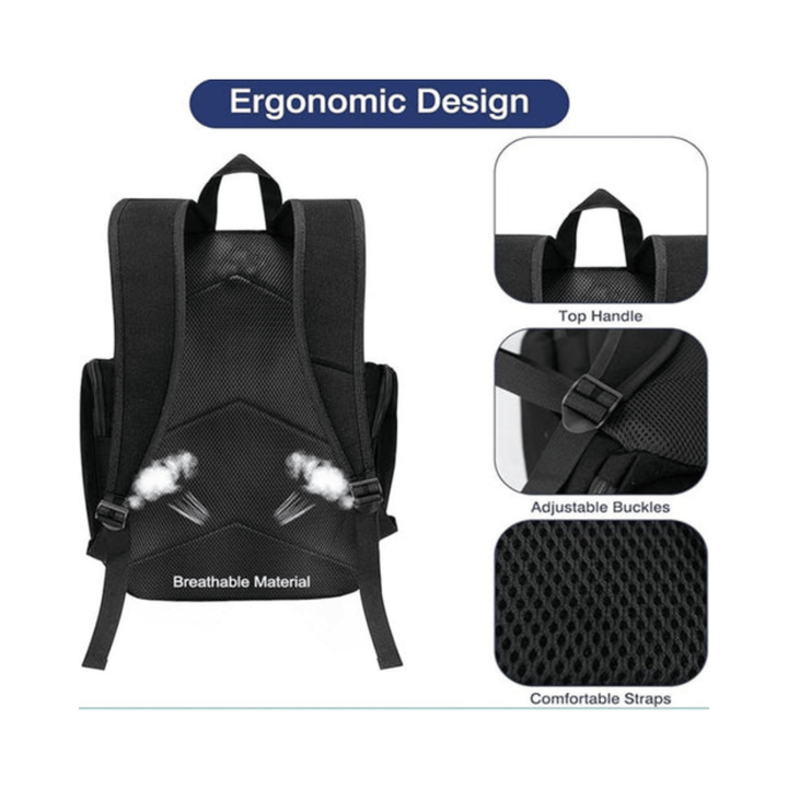 CarryQuest® - Laptop Messenger Tas - 15.6 inch MacBook Pro/Air Compatibel - Zwart