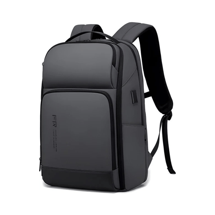 CarryQuest® - Laptop Rugzak - USB Oplaadfunctie - 35L - Laptopvak tot 15.6 inch - Grijs