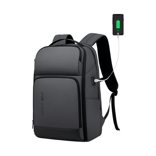 CarryQuest® - Laptop Rugzak - USB Oplaadfunctie - 35L - Laptopvak tot 15.6 inch - GrijsCarryQuestsimple