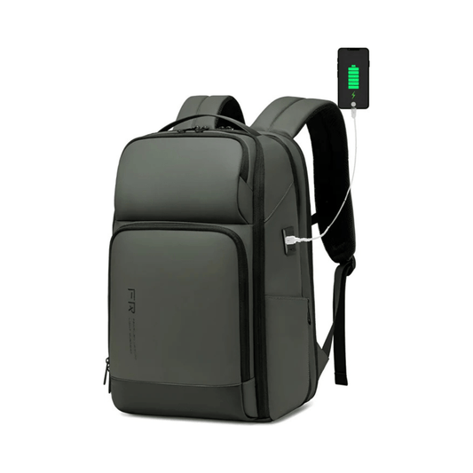 CarryQuest® - Laptop Rugzak - USB Oplaadfunctie - 35L - Laptopvak tot 15.6 inch - GrijsCarryQuestsimple