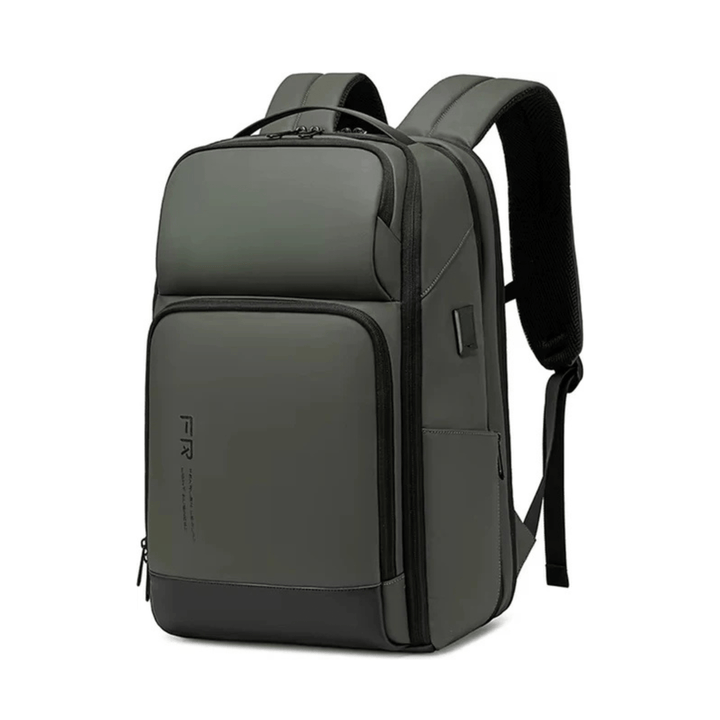 CarryQuest® - Laptop Rugzak - USB Oplaadfunctie - 35L - Laptopvak tot 15.6 inch - Grijs