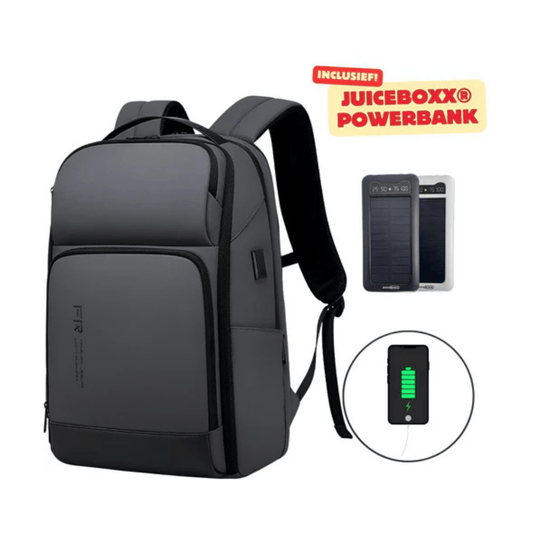 CarryQuest® - Laptop Rugzak - USB Oplaadfunctie - 35L - Laptopvak tot 15.6 inch - GrijsCarryQuestsimple