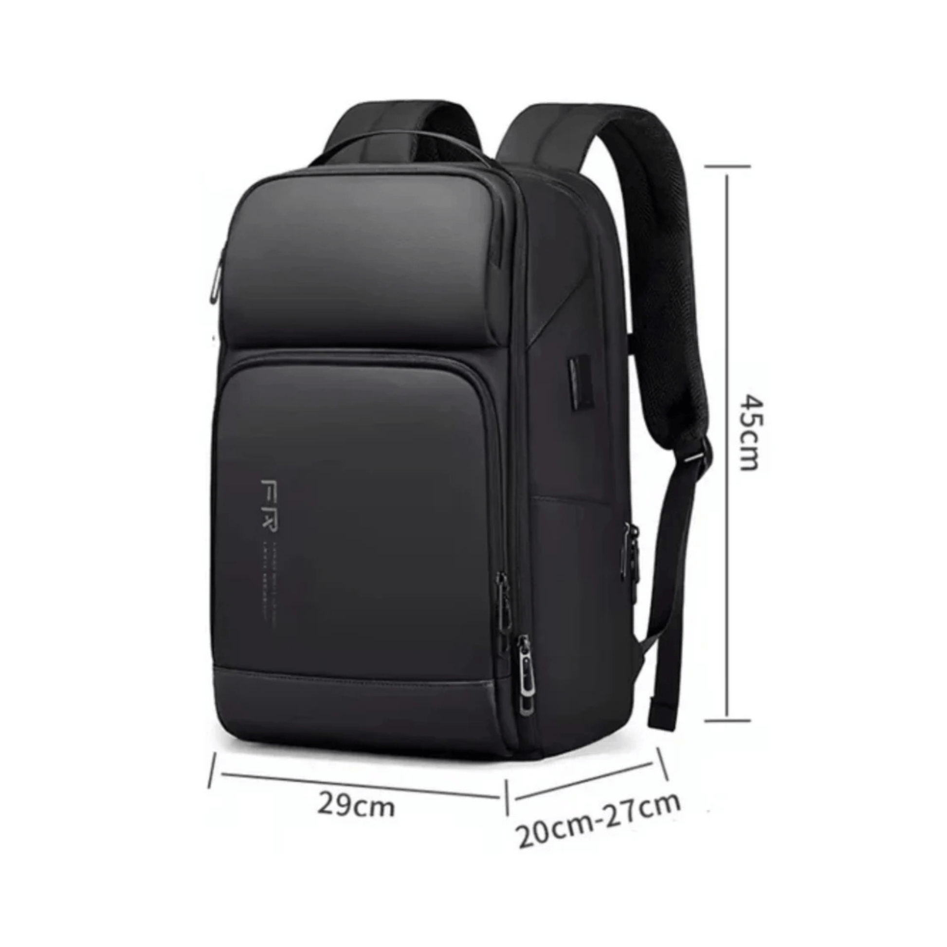 CarryQuest® - Laptop Rugzak - USB Oplaadfunctie - 35L - Laptopvak tot 15.6 inch - ZwartCarryQuestsimple