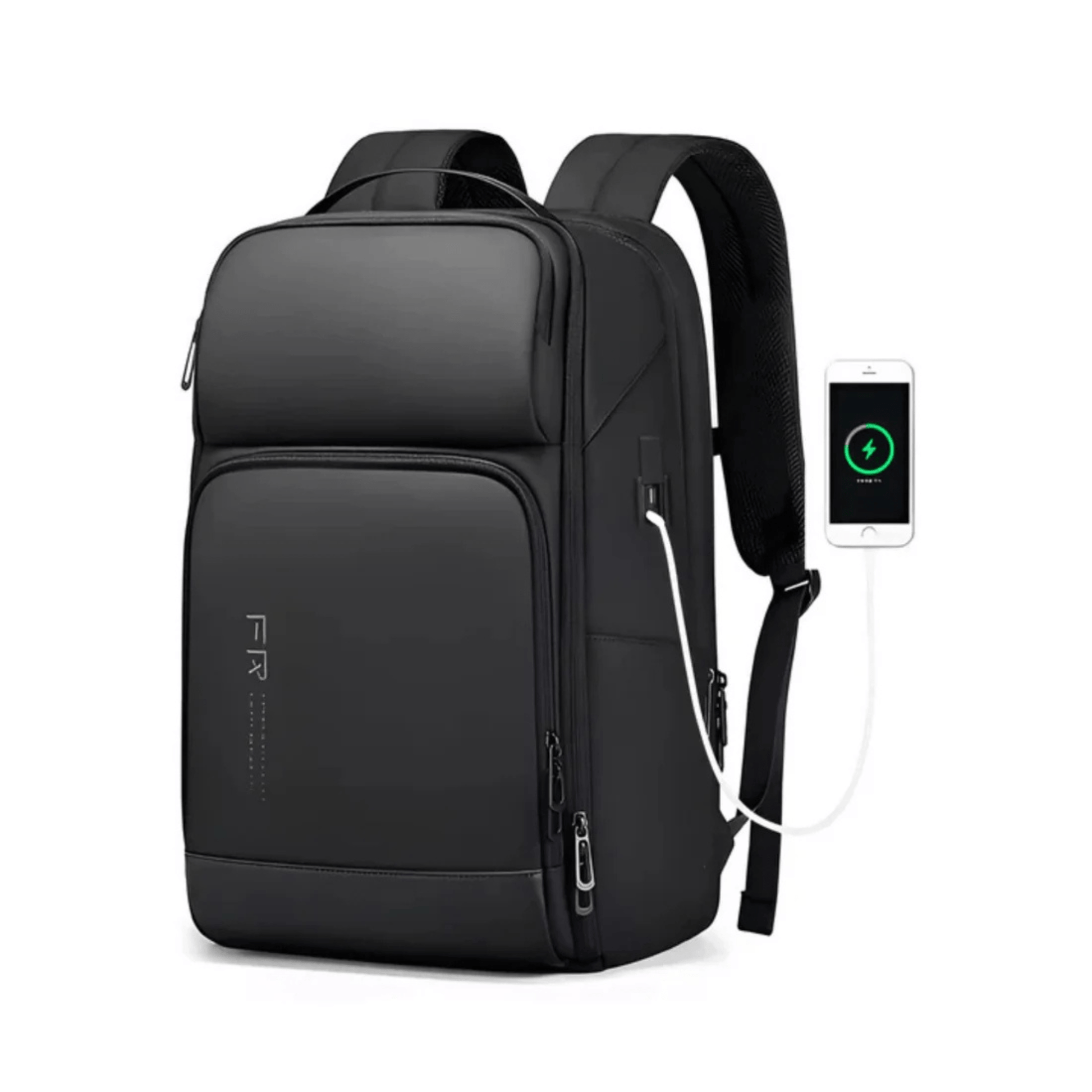 CarryQuest® - Laptop Rugzak - USB Oplaadfunctie - 35L - Laptopvak tot 15.6 inch - ZwartCarryQuestsimple