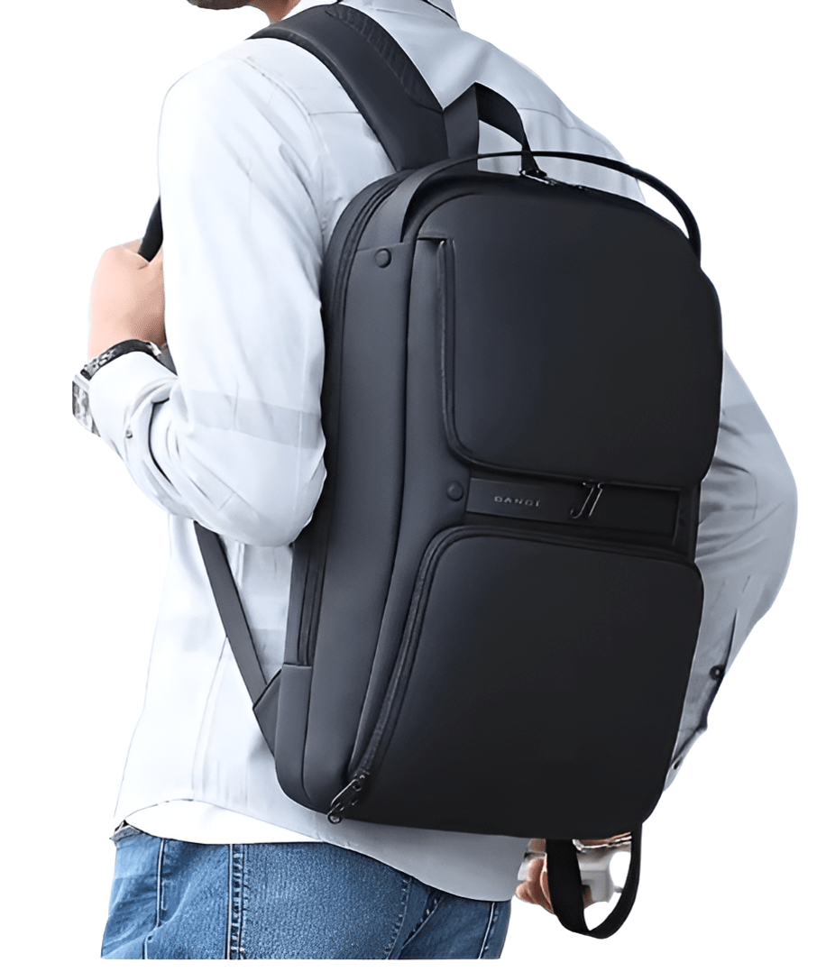 CarryQuest® - Laptop Rugzak - USB Oplaadfunctie - Ruimte Zaken Reisgenoot - Zwart - CarryQuest