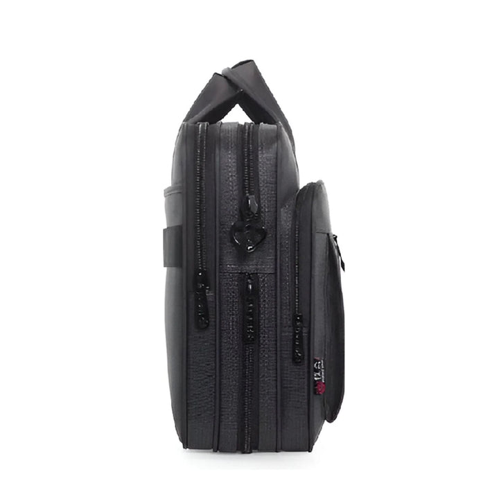 CarryQuest® - Laptoptas - Heren Aktetas Voor 15 inch Laptop, Waterdichte Oxford Stof - Zwart