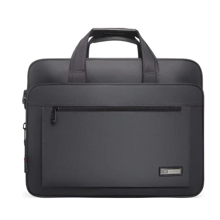 CarryQuest® - Laptoptas - Heren Aktetas Voor 15 inch Laptop, Waterdichte Oxford Stof - Zwart