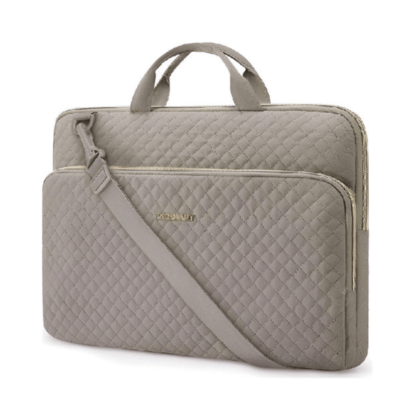 CarryQuest® - Laptoptas - Multifunctionele Laptop Messenger Tas - 15.6 inch MacBook Pro/Air - Grijs