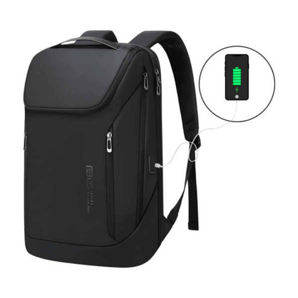 CarryQuest® - Laptoptas - Rugzak - Business - Waterdicht - Backpacks - Zwart