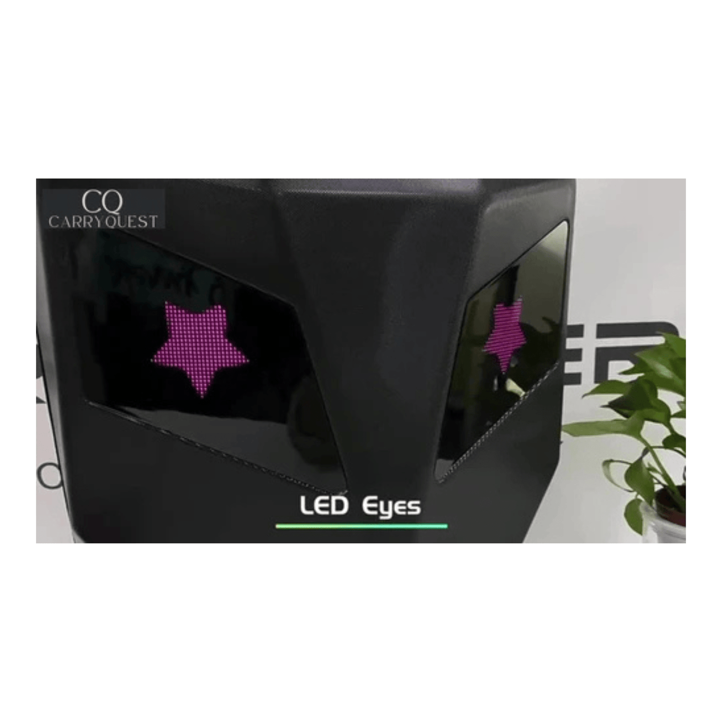 CarryQuest® - LED - rugzak met - Maat L - Compatibel met Motor helm - ZwartCarryQuestsimple