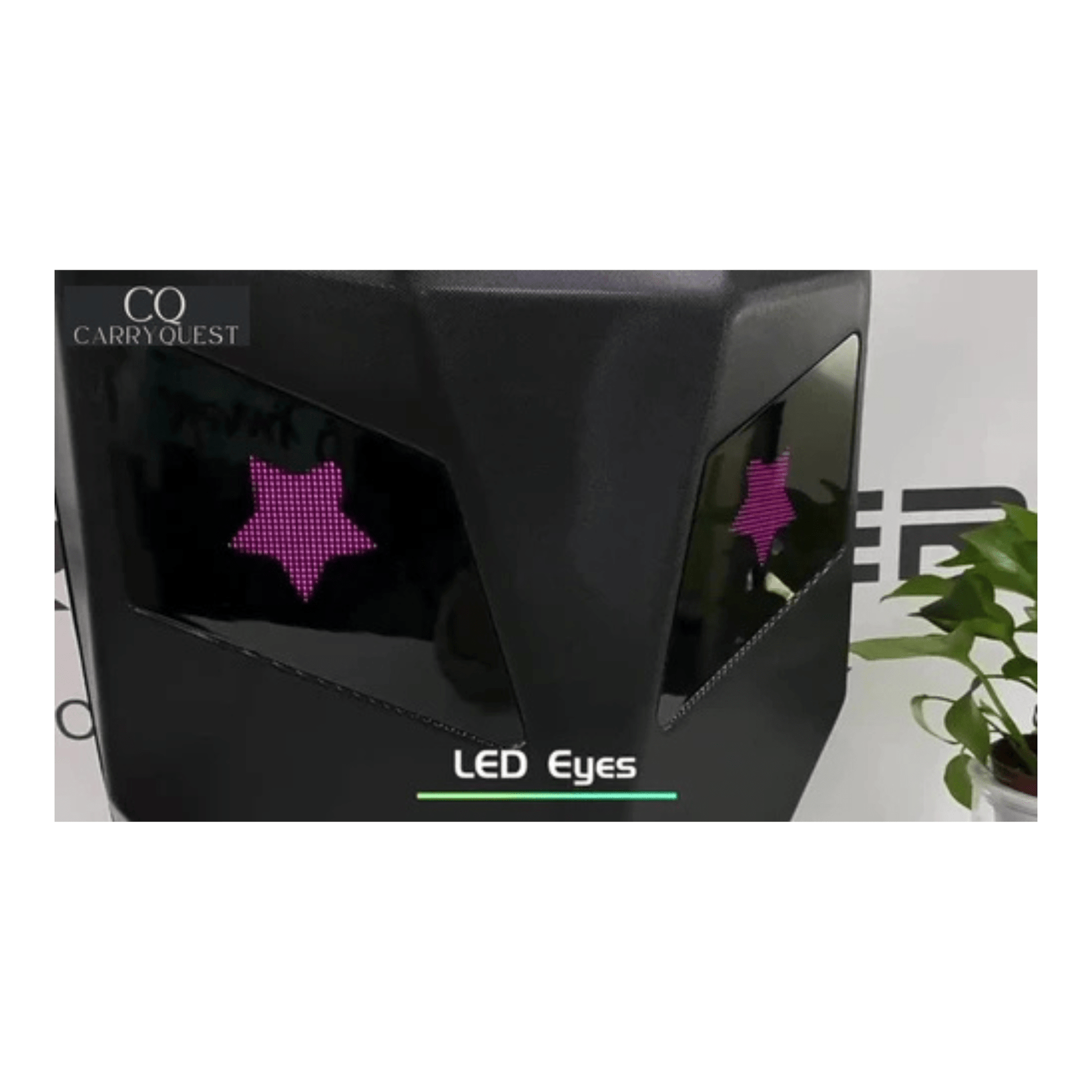 CarryQuest® - LED - rugzak met - Maat L - Compatibel met Motor helm - ZwartCarryQuestsimple