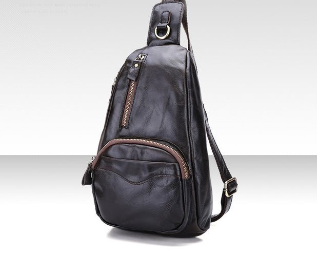 CarryQuest® Lederen Borsttas – Zwart & Bruin – Handgemaakt – Ruime Opbergruimte – Voor MannenCarryQuestCross Body Tas03