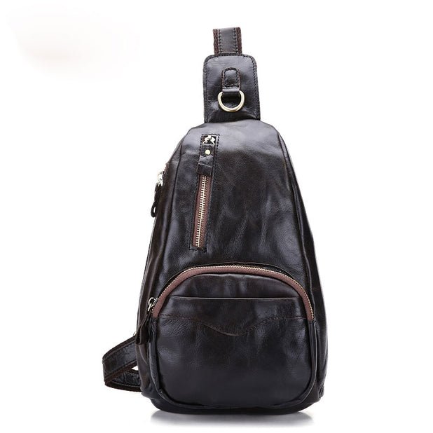 CarryQuest® Lederen Borsttas – Zwart & Bruin – Handgemaakt – Ruime Opbergruimte – Voor MannenCarryQuestCross Body Tas03